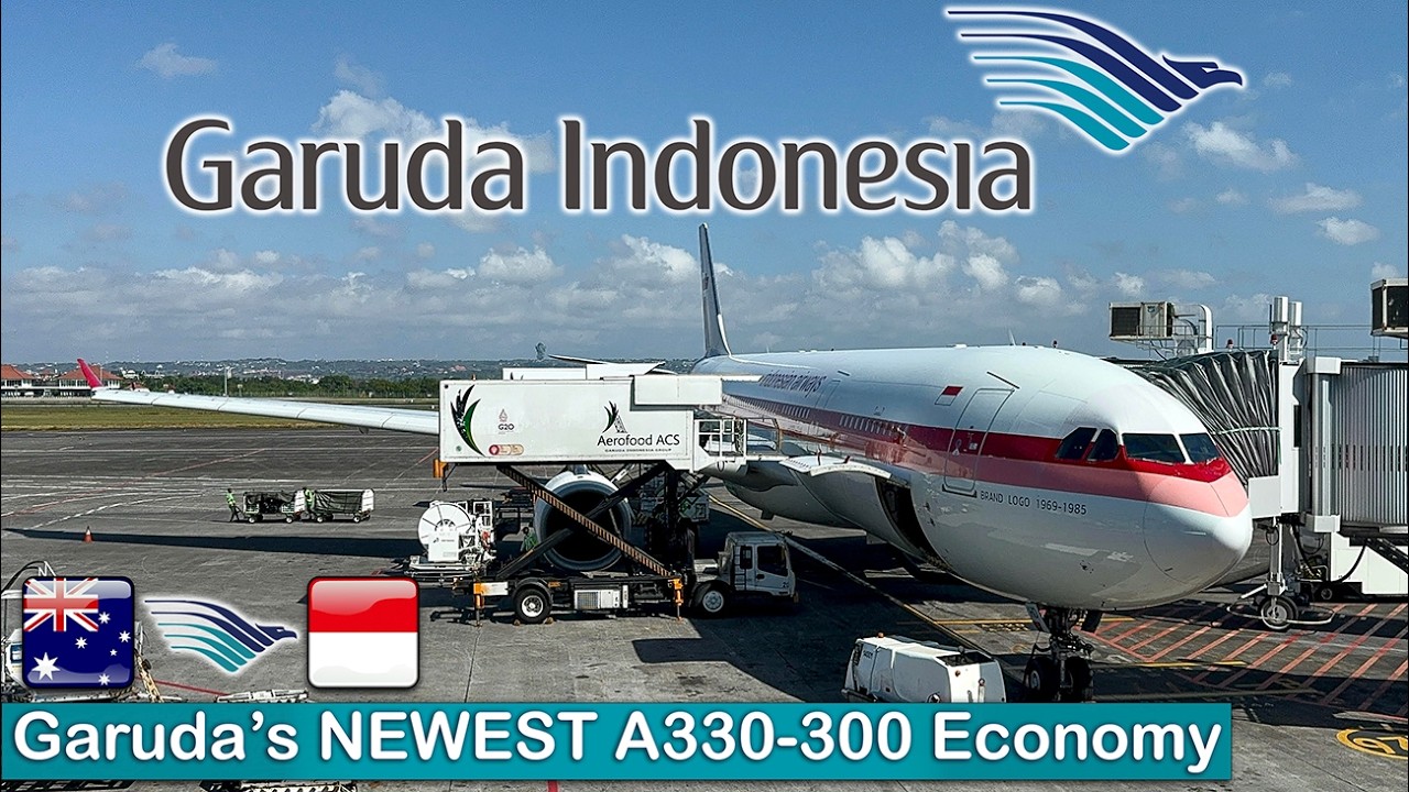 GARUDA INDONESIA'S NEWEST A330-300 Economy to Bali - Has it improved?