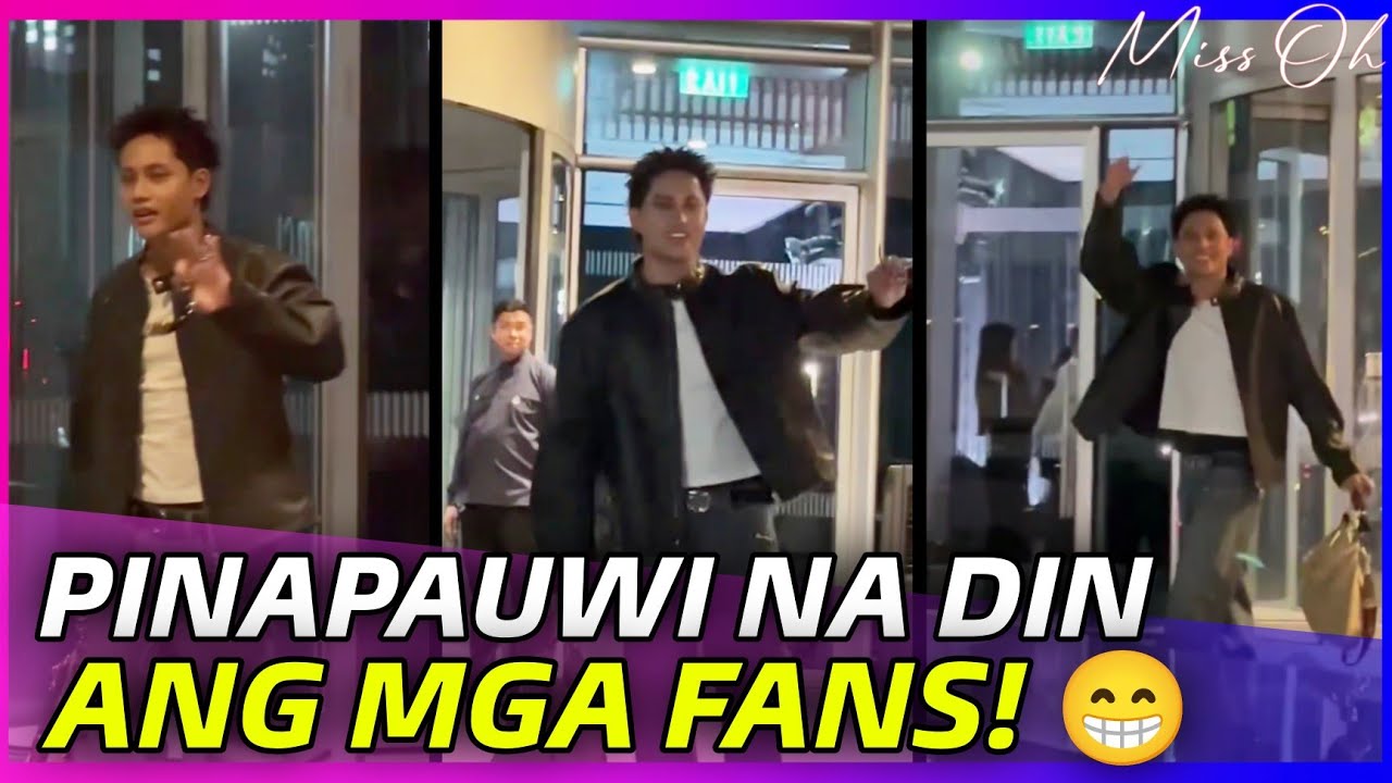 FELIP's DEPARTURE from GUCCI EVENT plus SWEET INTERACTION with the FANS! 