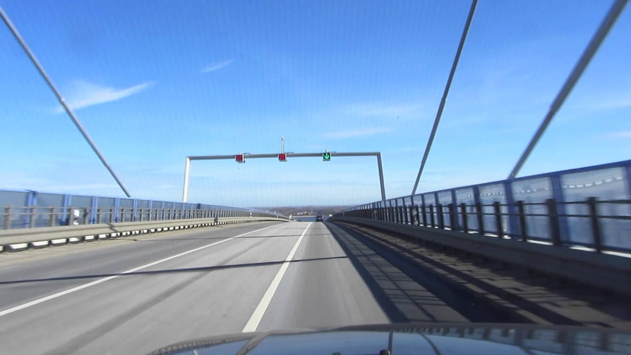 Fahrt über die RÜGENBRÜCKE