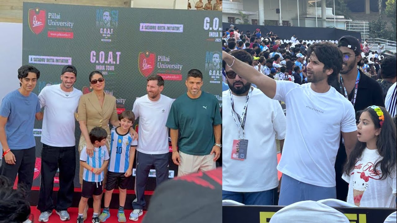Kareena Kapoor Special Moments with Messi in Mumbai | G.O.A.T Tour of INDIA 2025 | Daily Culture