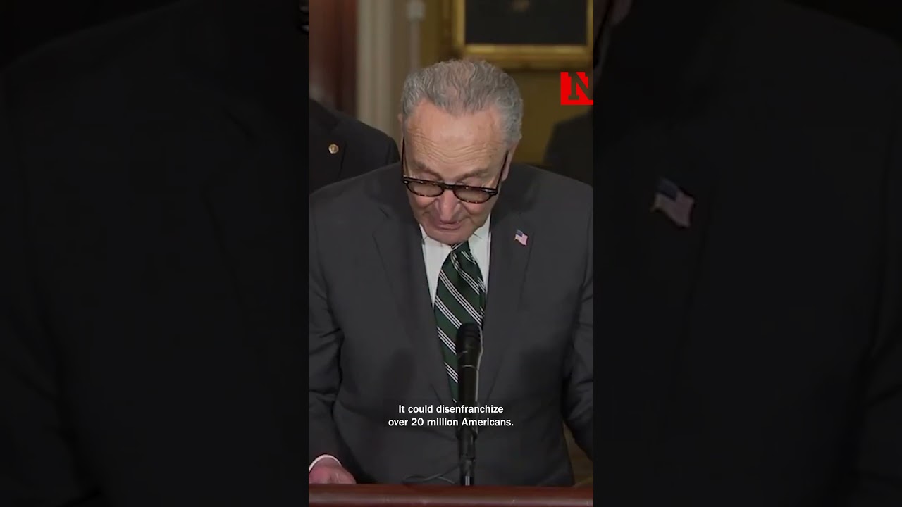Chuck Schumer Vows Democrats Ready To Go Against Republicans On SAVE Act