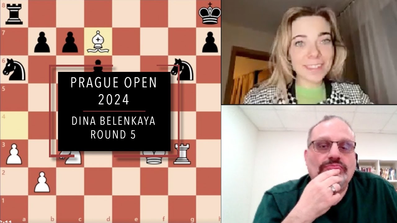 WGM Dina Belenkaya vs. GM Daniel Sadzikowski (2502) | Prague Open 2024 | Round 5