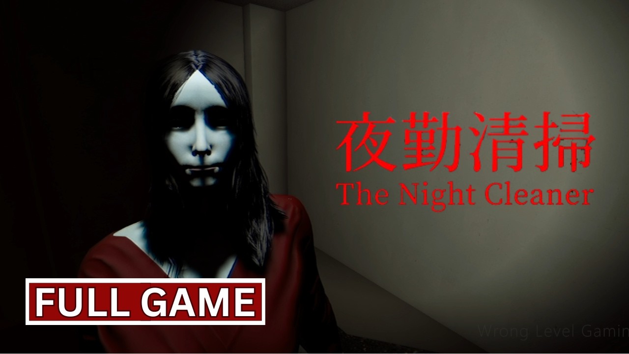 The Night Cleaner | 夜勤清掃 ALL ENDINGS | Full Game | Walkthrough Gameplay No Commentary