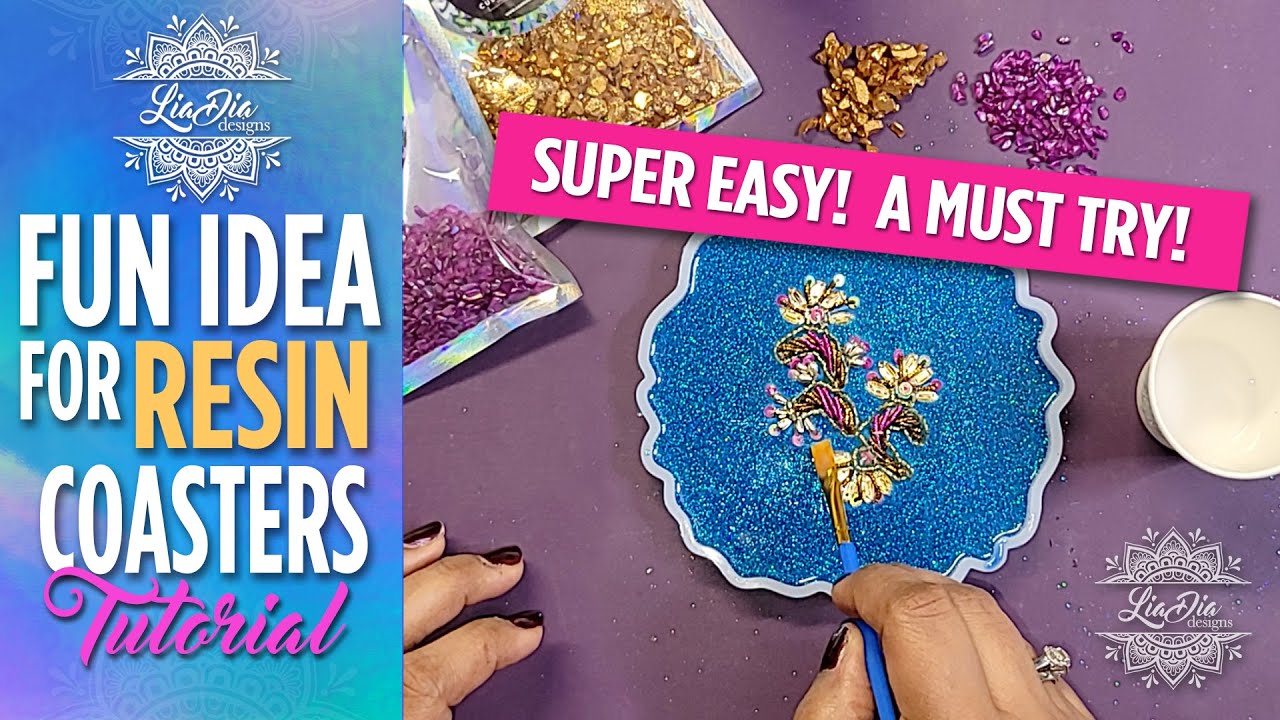 A simple DIY technique to create STUNNING designs in epoxy resin. Perfect for beginners