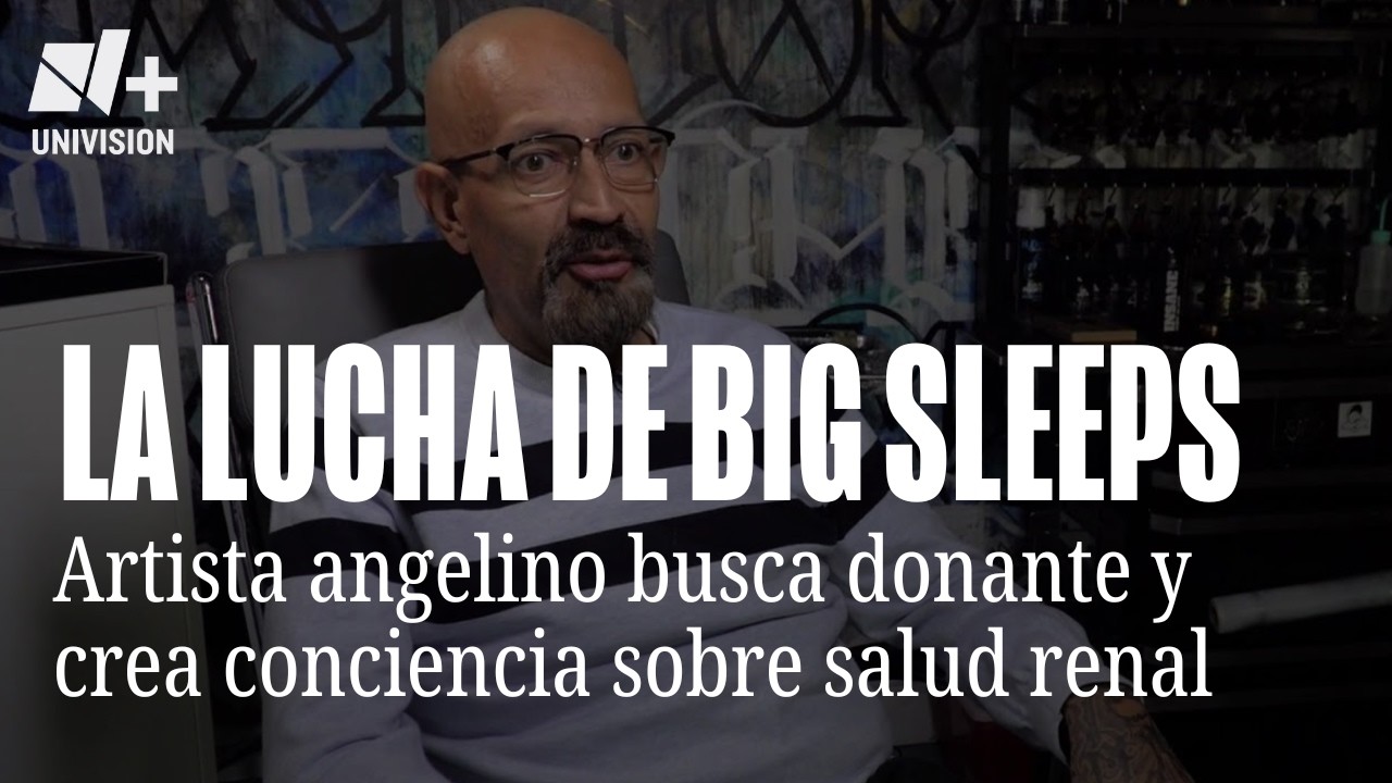 Artista angelino lucha contra enfermedad renal y busca donante mientras crea conciencia