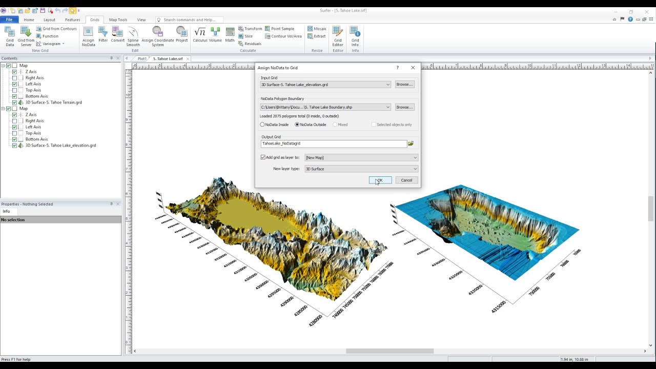 5 Ways to Refine your grids by Assigning NoData in Surfer