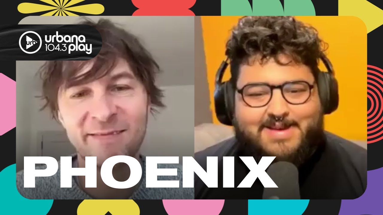 Thomas Mars de Phoenix en la previa a su show en #LollaAr #UrbanaPlayMusic