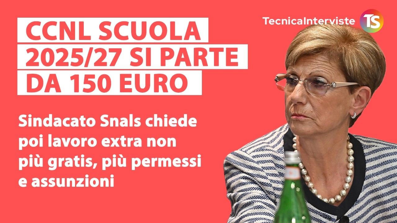 Rinnovo contratto Scuola: aumento 150 euro non basta, pagare lavoro extra, più permessi e assunzioni