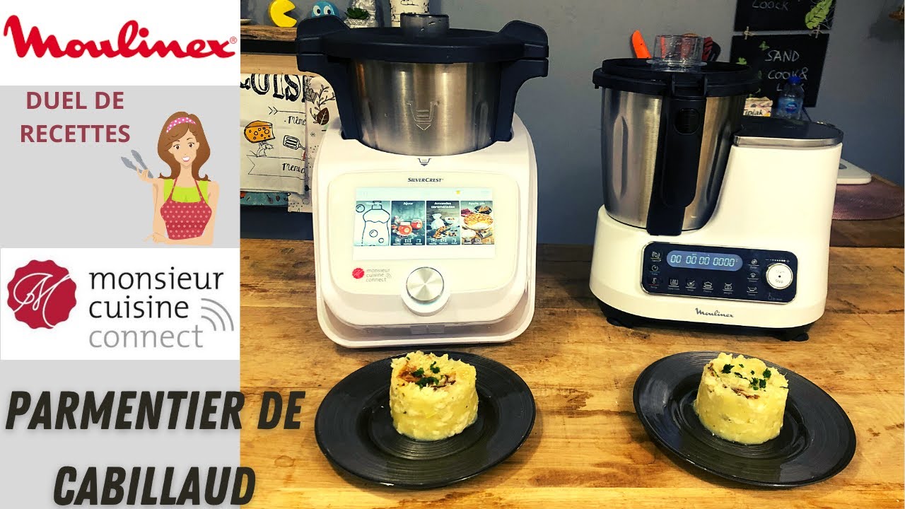 DUEL DE RECETTES : PARMENTIER DE CABILLAUD (MonsieurCuisineConnect Vs CLICKChef Sand Cook&Look)