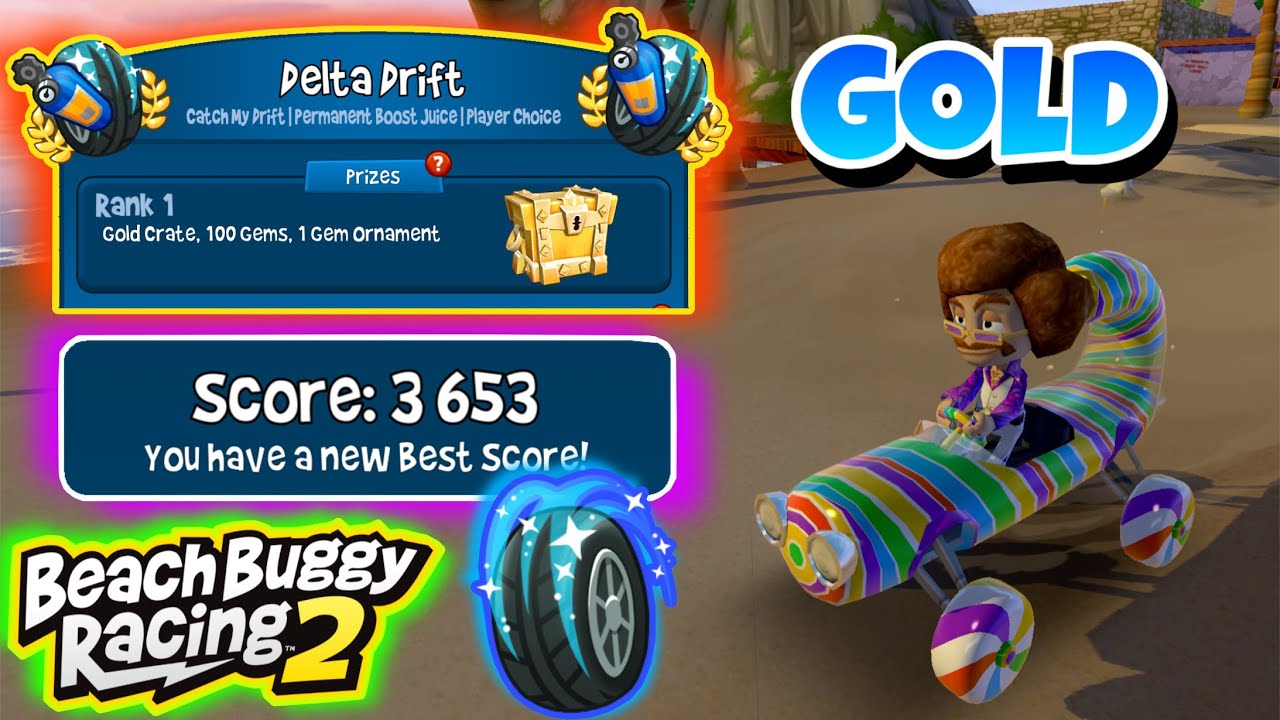 Delta Drift 📦| Gold Crate 🔑Prize✨| Candy coupe🍬+ Jimmy 🕺| Beach Buggy Racing 2 🏖🏁| BB Racing 2