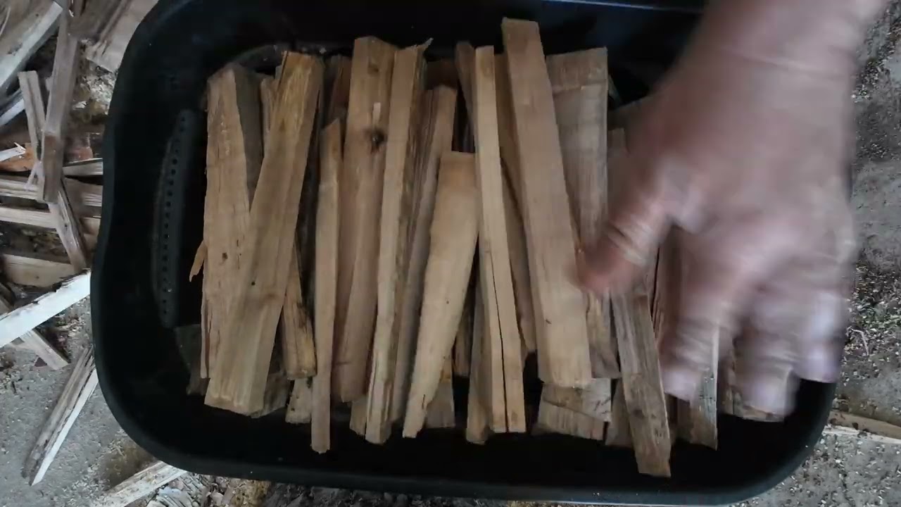 firewood for the artists in residency