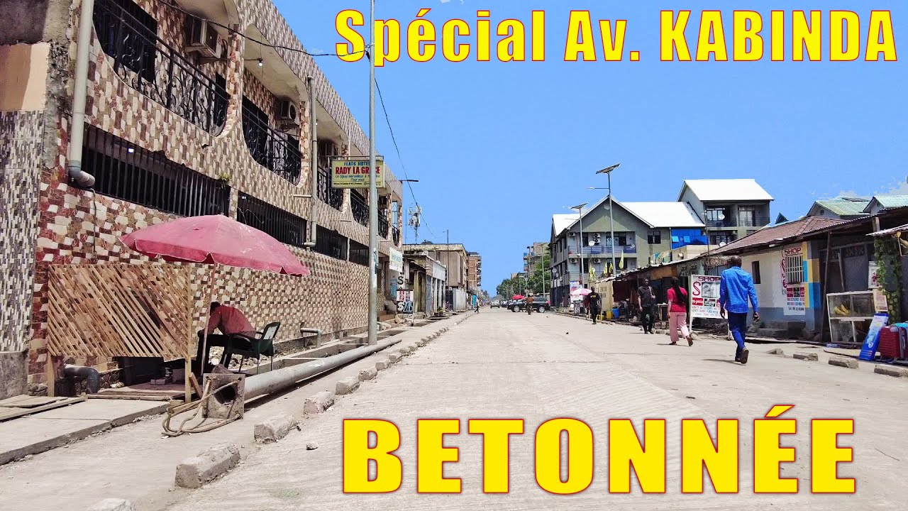 Évolution BETONNAGE AVENUE KABINDA | Commune de Kinshasa & Barumbu | Kinshasa-Rdc