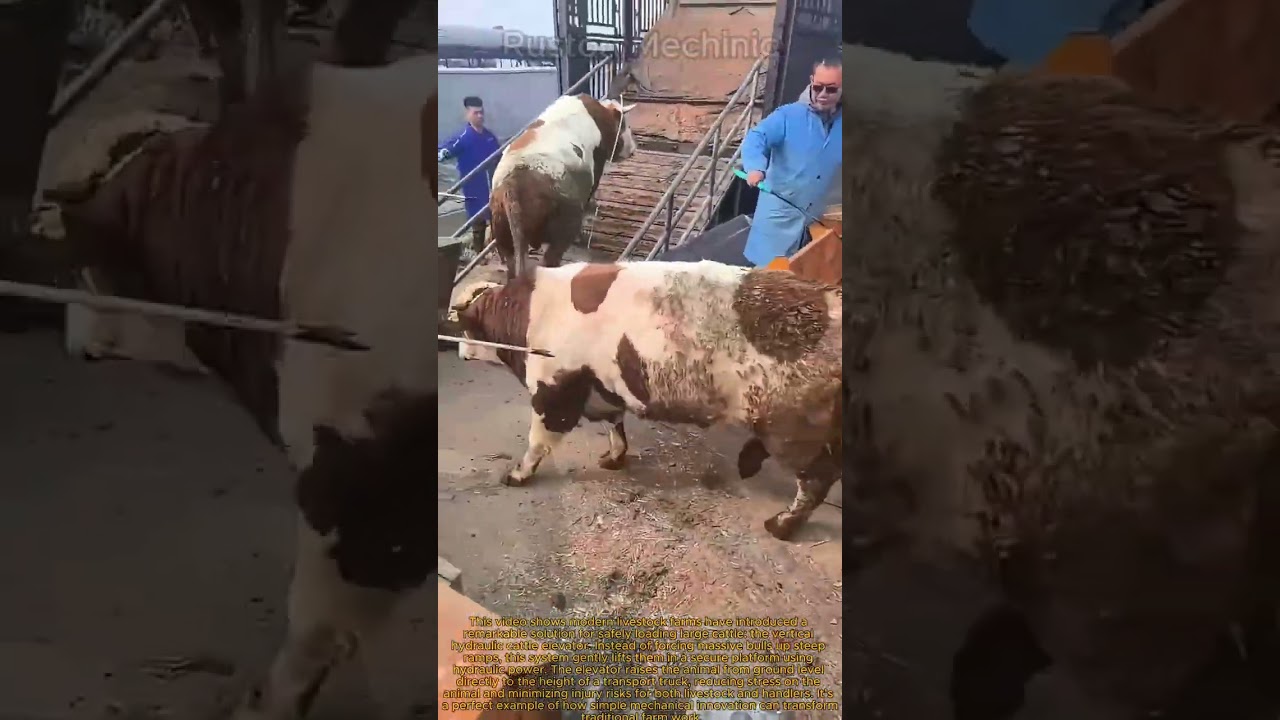 Revolutionizing Livestock Transport The Vertical Hydraulic Cattle Elevator