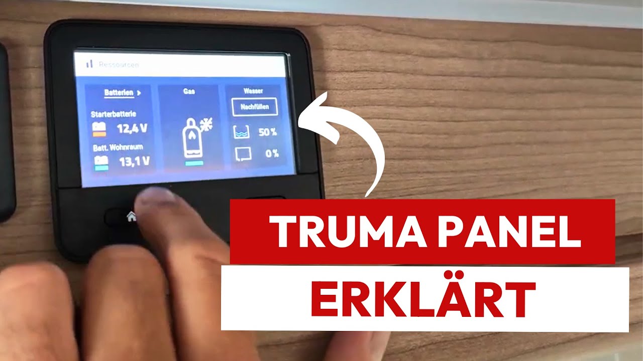Truma Panel Bedienung im Wohnmobil einfach erklärt - Camperforyou Erklärvideo