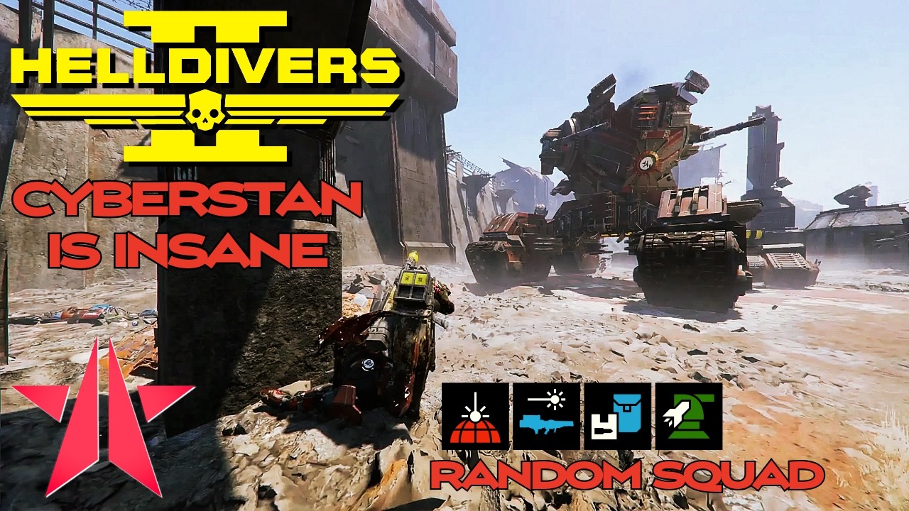 Helldivers 2 CYBERSTAN IS INSANE Random Squad Super Helldive