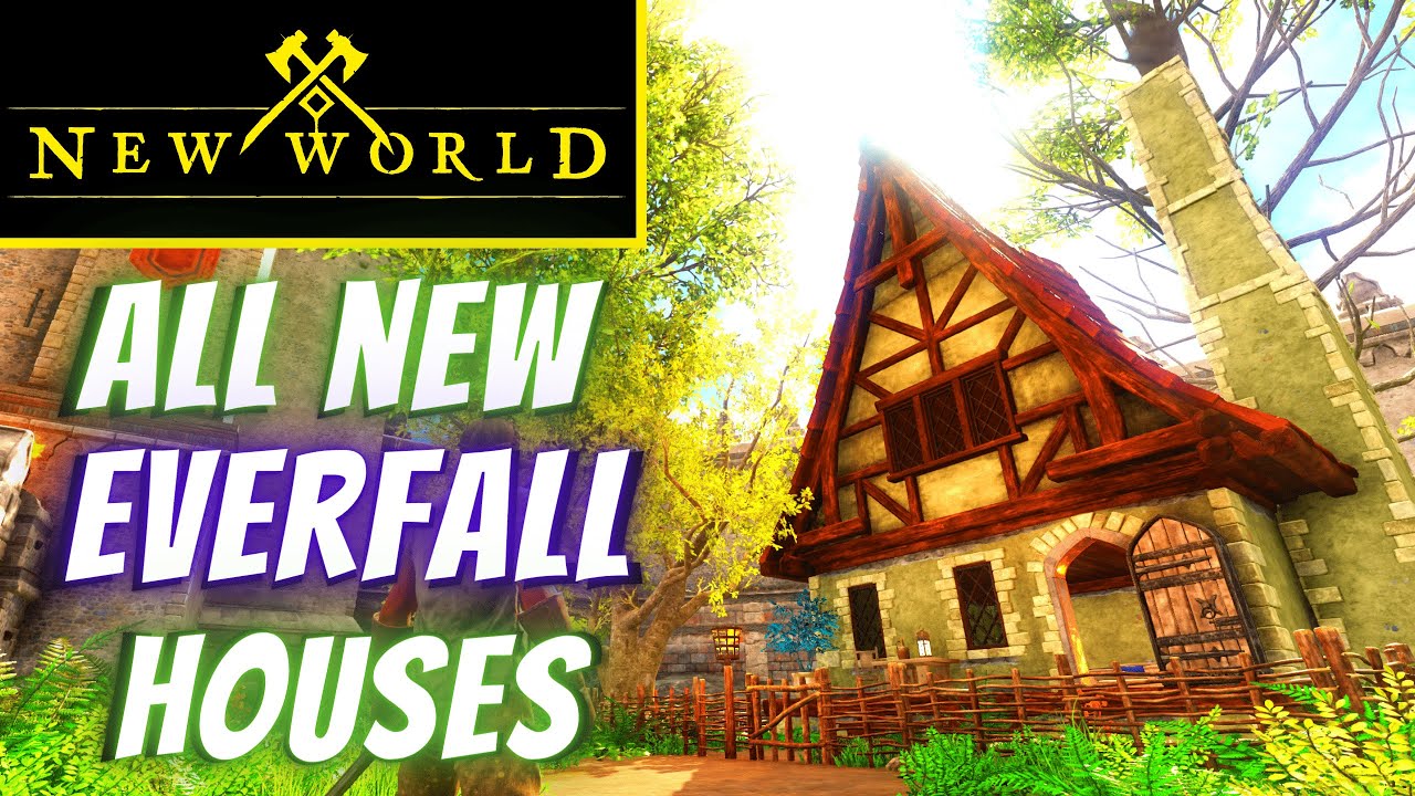 ALL NEW Revamped HOUSES in Everfall - SEPTEMBER 2022 UPDATE - New World