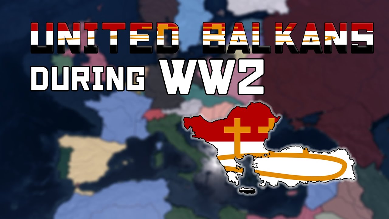 United Balkans During WW2 | HOI4 TIMELAPSE