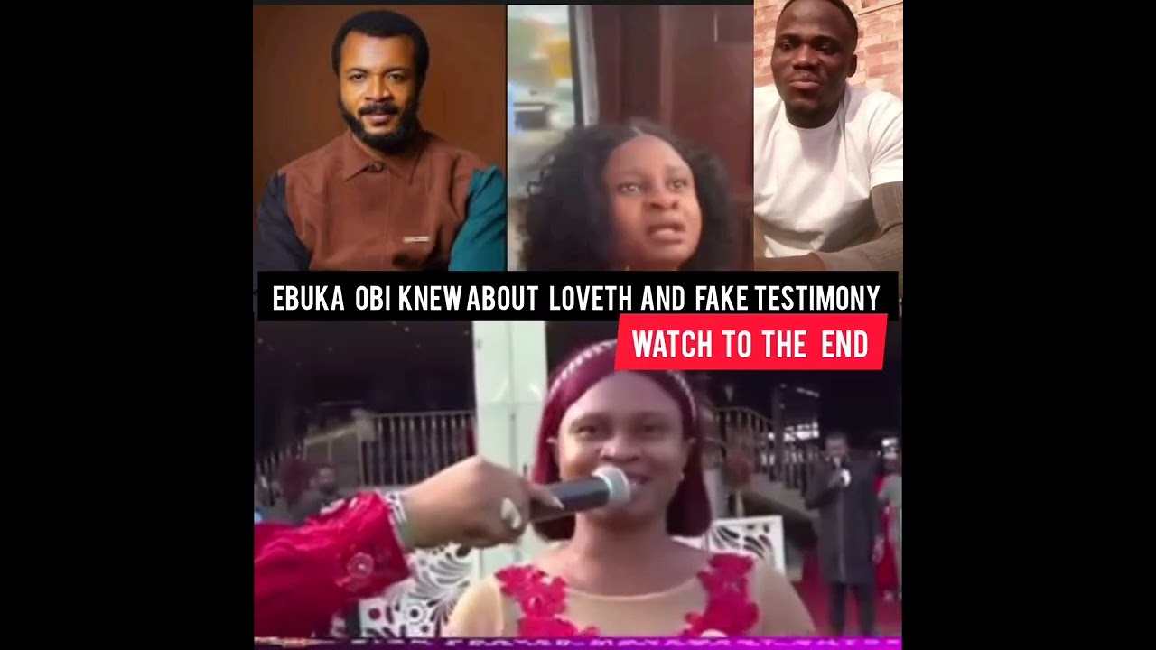 Arrange testimony in Zion ministry.   Ebuka obi and Loveth.