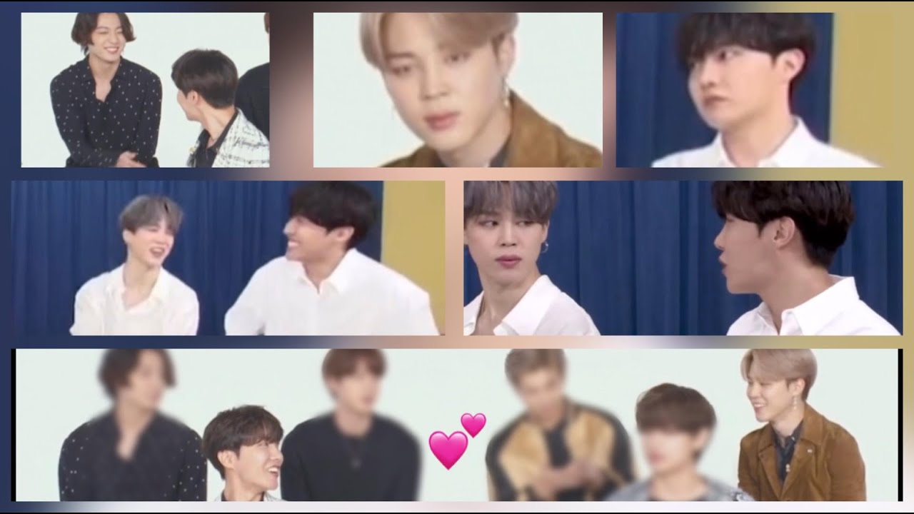 Jihope staring and jealous in an interviews