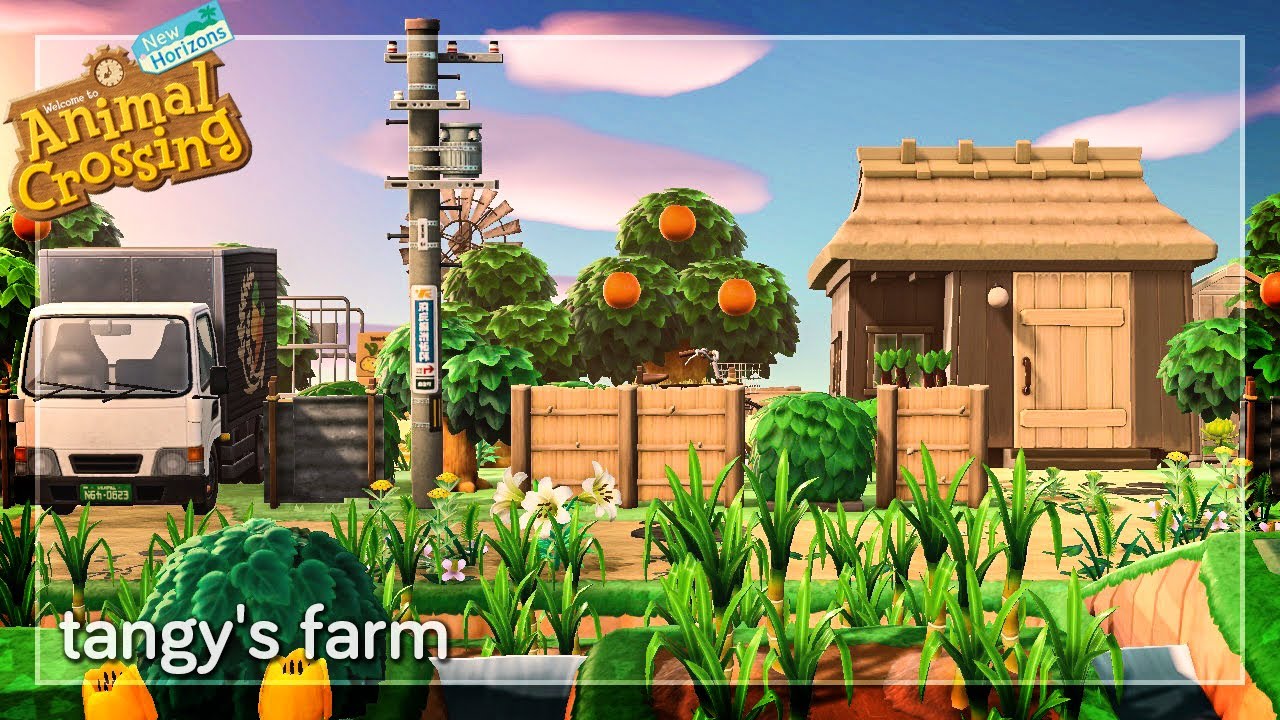Farm 🍅🥕 // Animal Crossing Japanese island // Speed Build