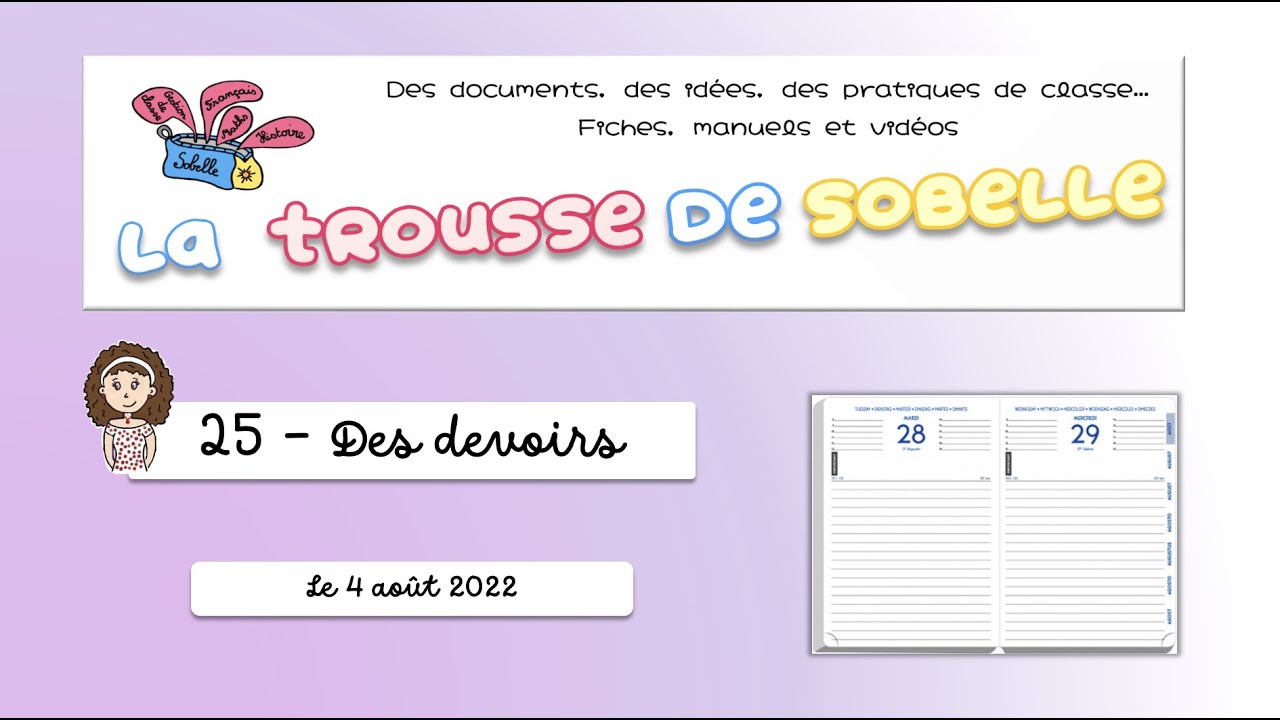 25. Les devoirs