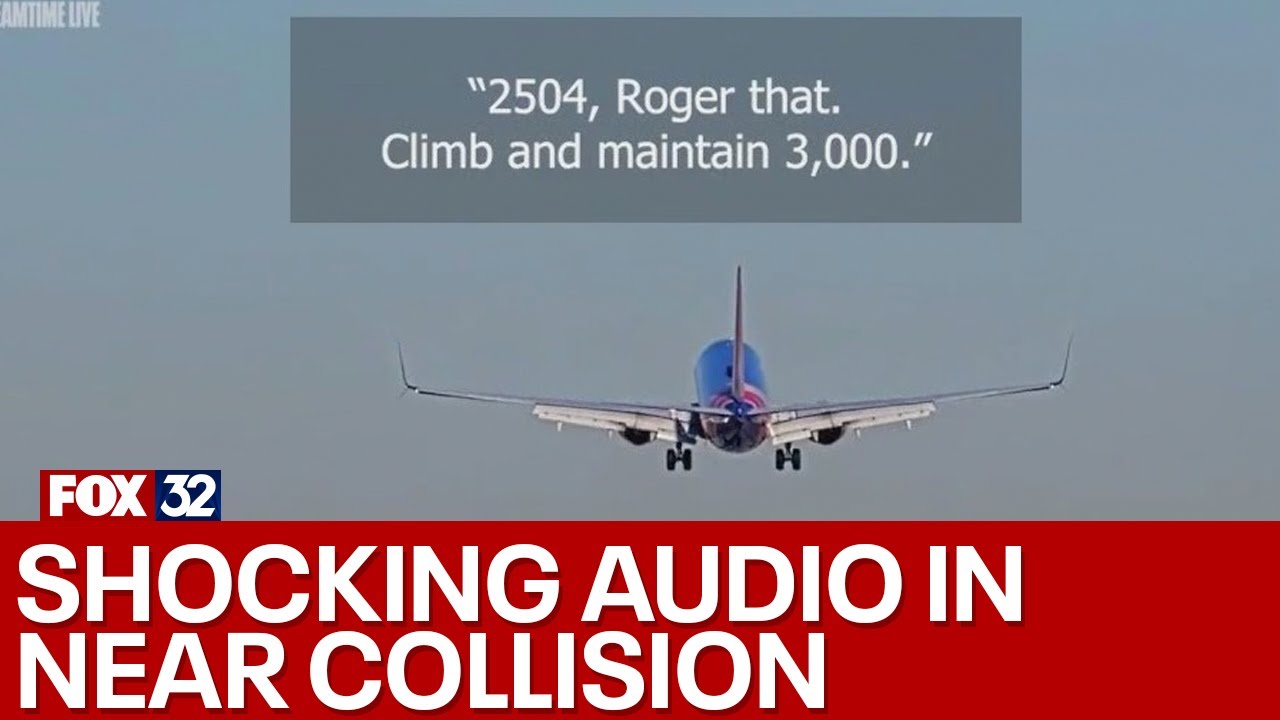 New shocking audio reveals air traffic controllers warning jet to stop before near crash at Midway
