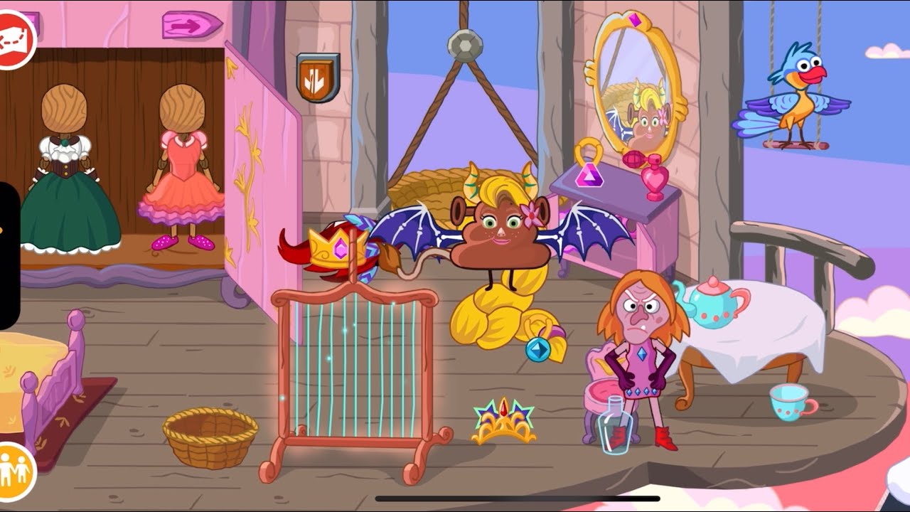 CADI, RAPUNZEL’İ DEV BİR KAKAYA 💩 DÖNÜŞTÜRDÜ 😱😫😩