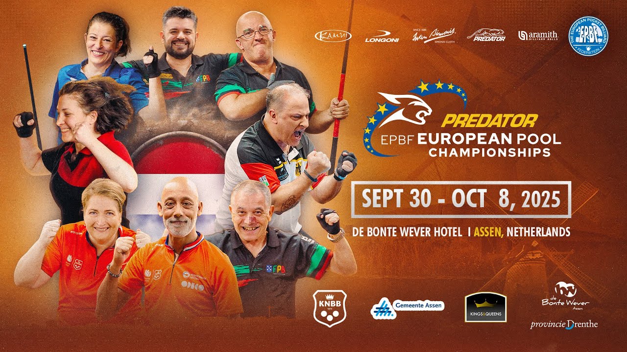 🇪🇺TABLE 2 / 2025 EPBF / PREDATOR EUROPEAN CHAMPIONSHIPS LADIES & SENIORS - DAY 9 / PART 1