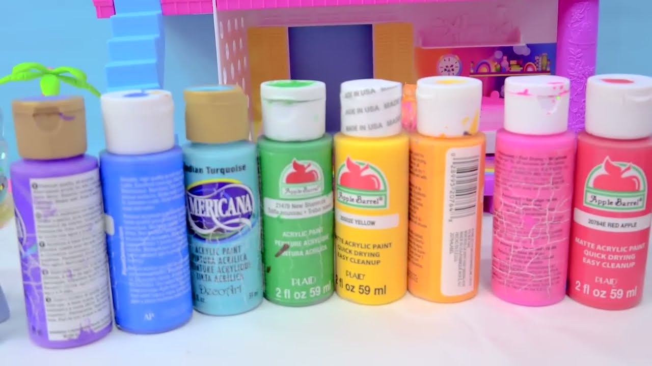Rainbow BB DIY  Custom Makeover Painting Video - Do It Yourself Craft