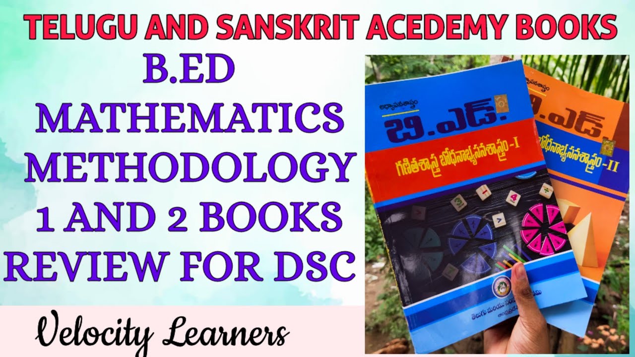 DSC SA MATHEMATICS METHODOLOGY BOOK REVIEW @velocitylearners  #aptet2024 #tsdsc2024