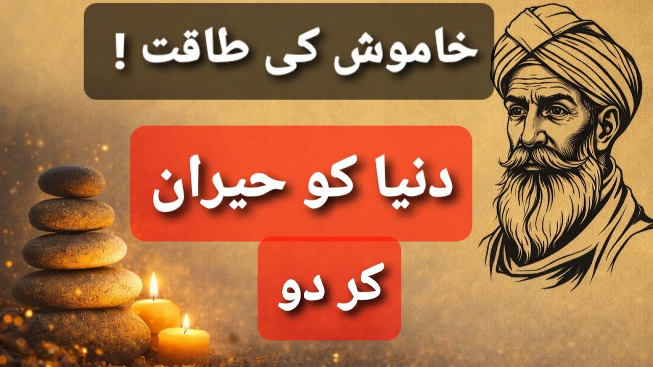 The Power of Silence | Deep Urdu Wisdom & Golden Words Hikmat Ki Batein | Deen Islam official