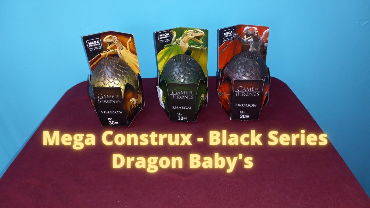 Mega Construx-Game of Thrones: VISERION, RHAEGAL, and DROGON (Unboxing)
