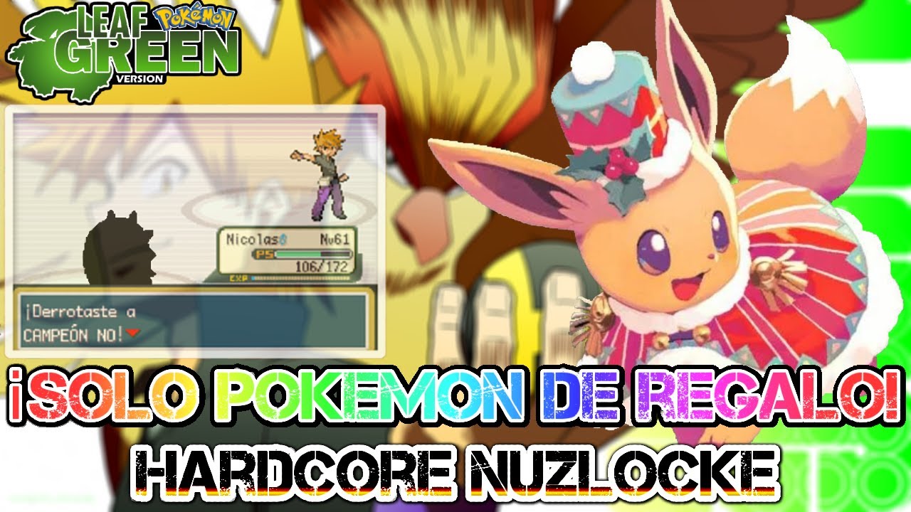 Así Completé POKÉMON VERDE HOJA Solo Con Pokemon DE REGALO