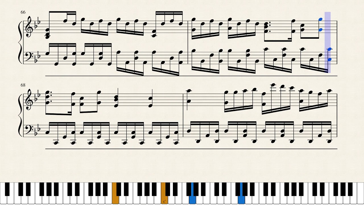 [Piano][Sheets] Unicorn by Sawano Hiroyuki