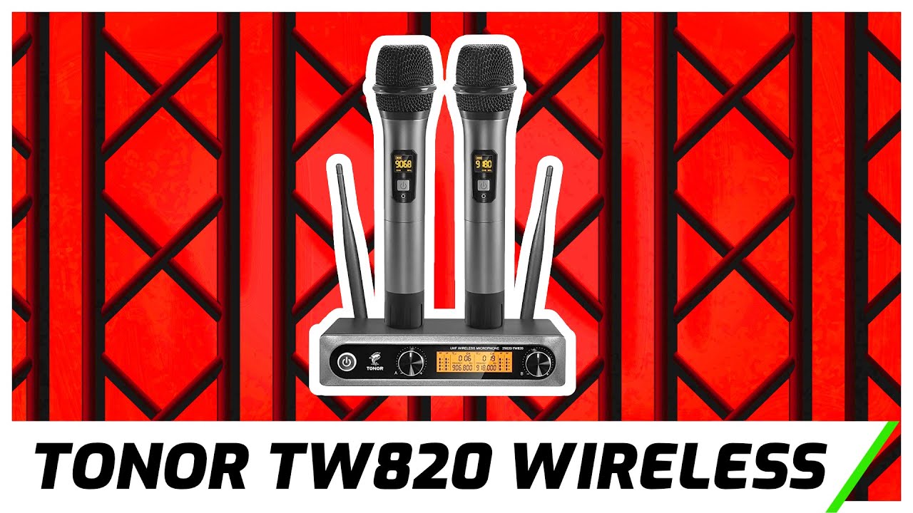 Беспроводная микрофонная система Tonor TW820 | Настройка и обзор