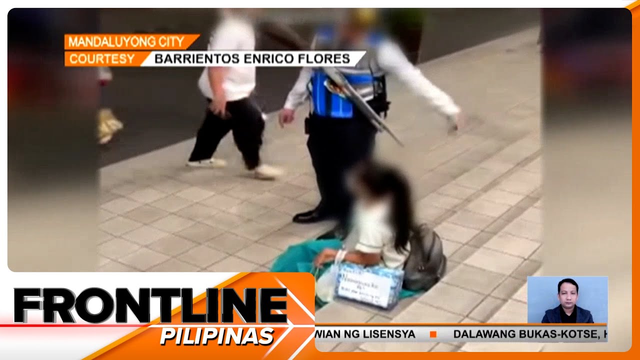 Security guard at sampaguita girl, nagkapisikalan sa labas ng isang mall | Frontline Pilipinas