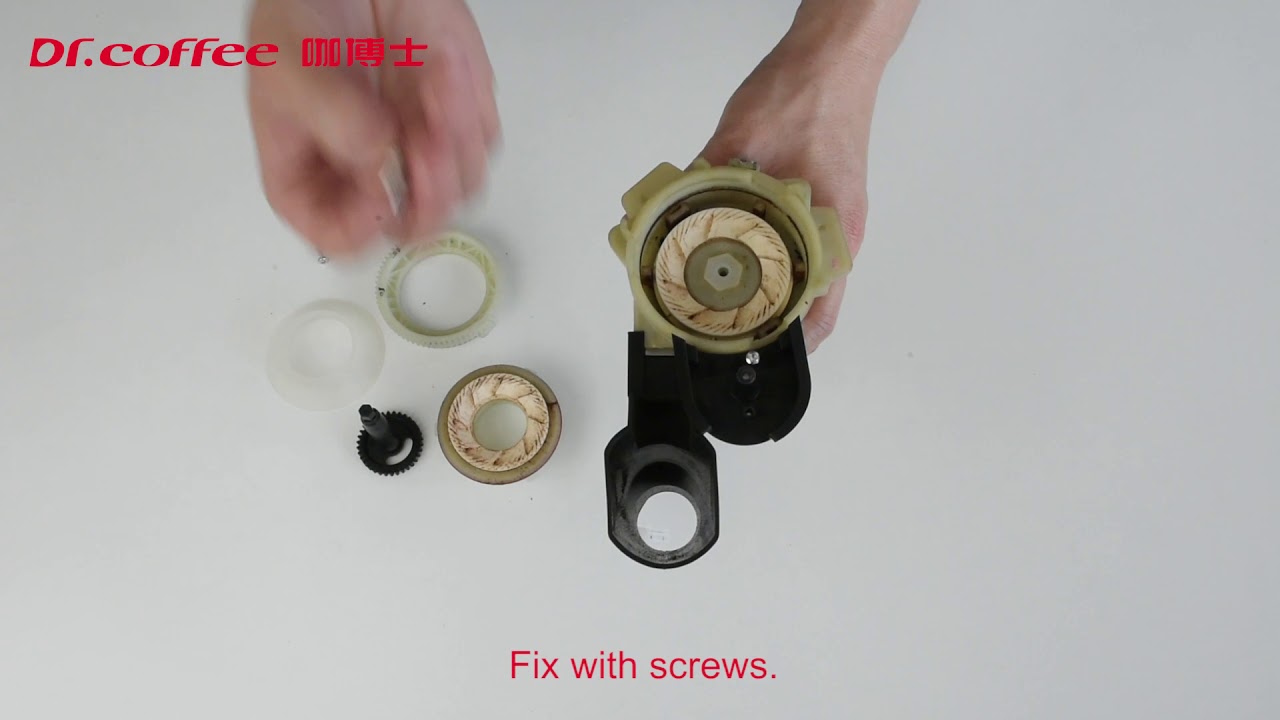 Dr.coffee F11 Method of disassembling grinder burr