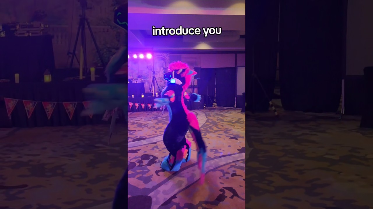 Let me introduce you to PIXEL! do not store bread inside a fursuit. #Furry #fursuit #protogen