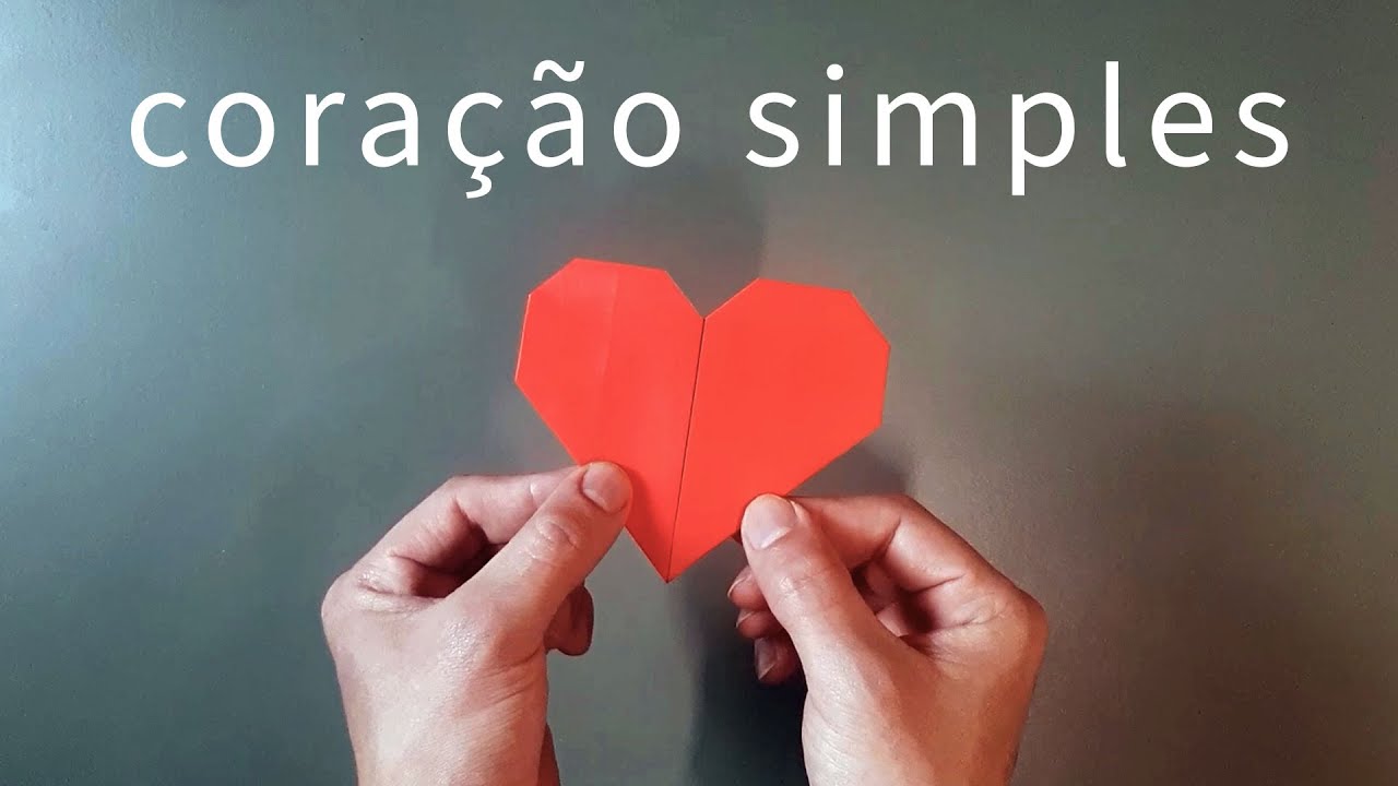 Cora&ccedil;&atilde;o Simples - origami