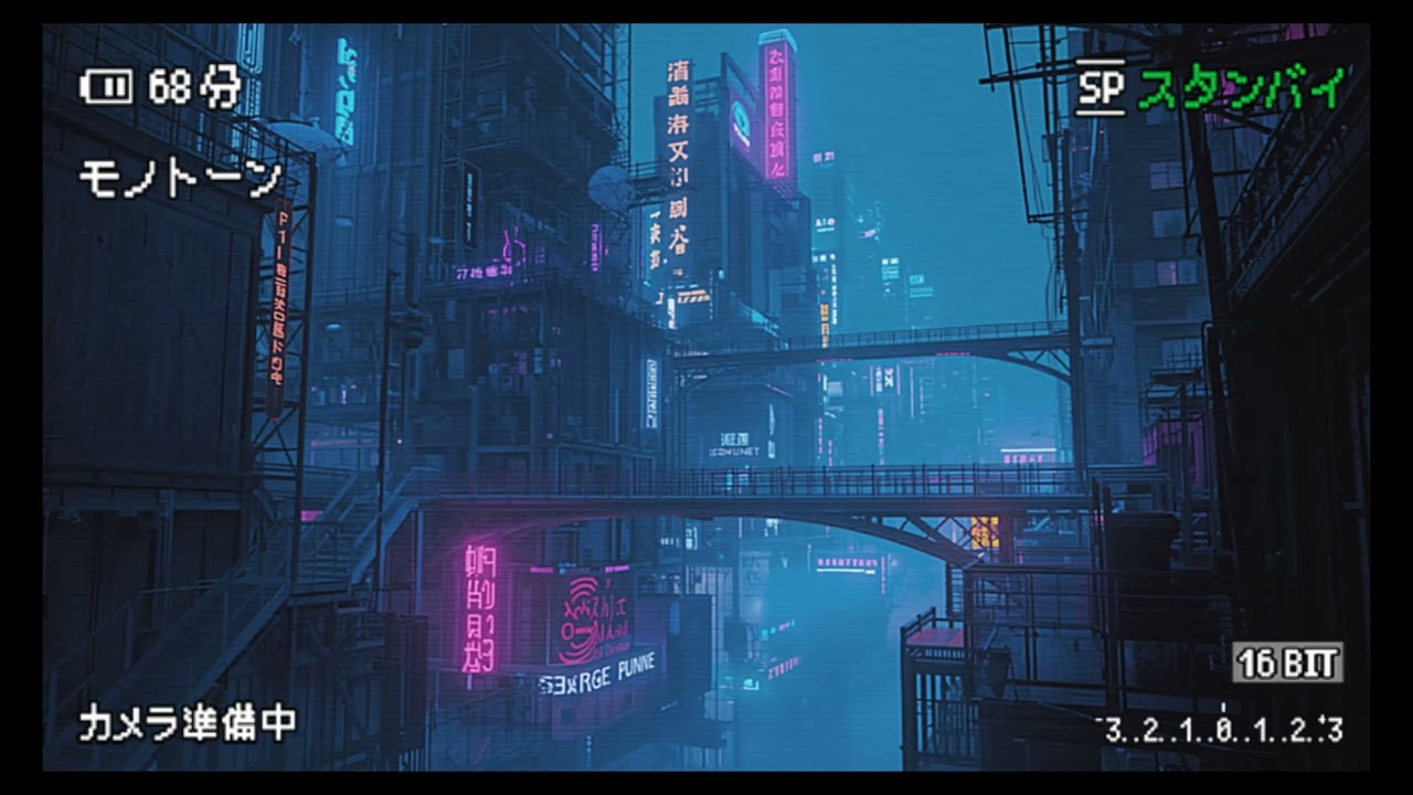 Cyberpunk Tokyo Alley TV Screensaver | Silent Neon Ambience (1 Hour)