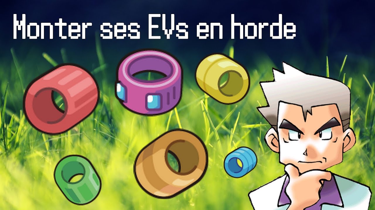 [Pokémon ROSA Astuce] Les Evs en Horde