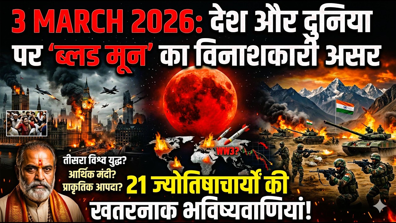 देश और दुनिया पर 'ब्लड मून' का विनाशकारी असर-21 ज्योतिषाचार्या का हाई अलर्ट