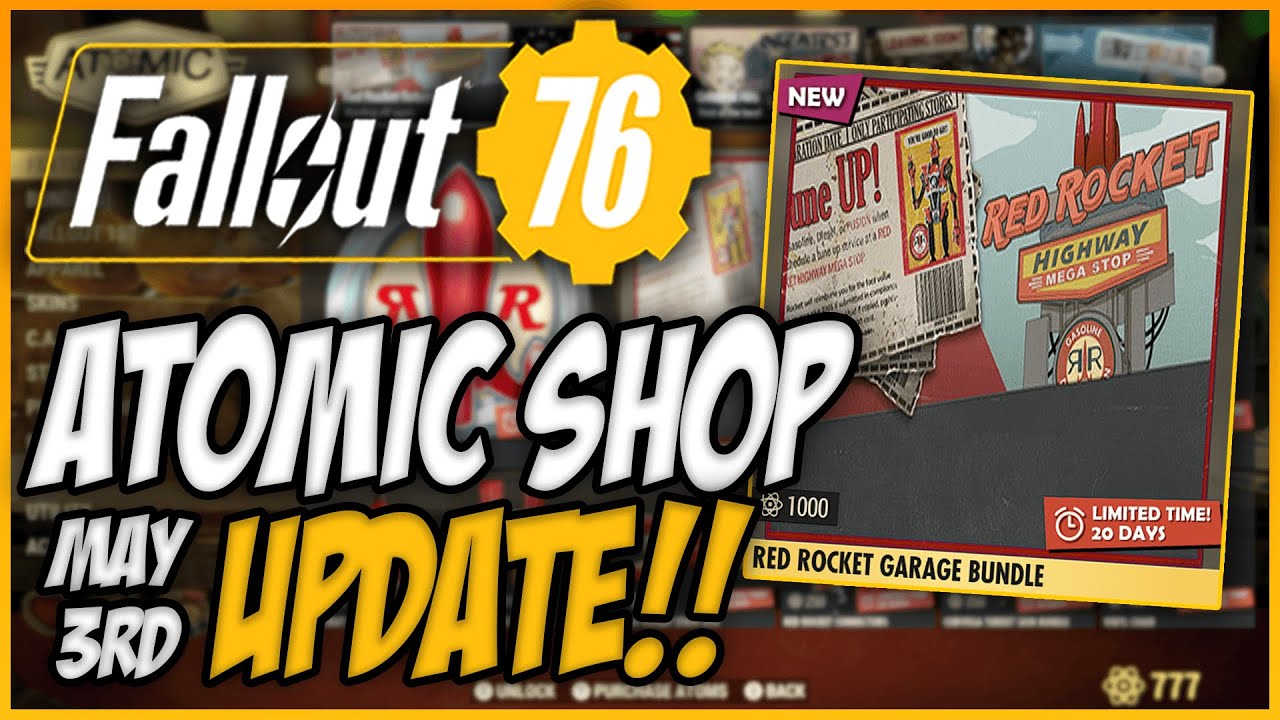 Fallout 76 Atomic Shop Update | May 3rd - 10th