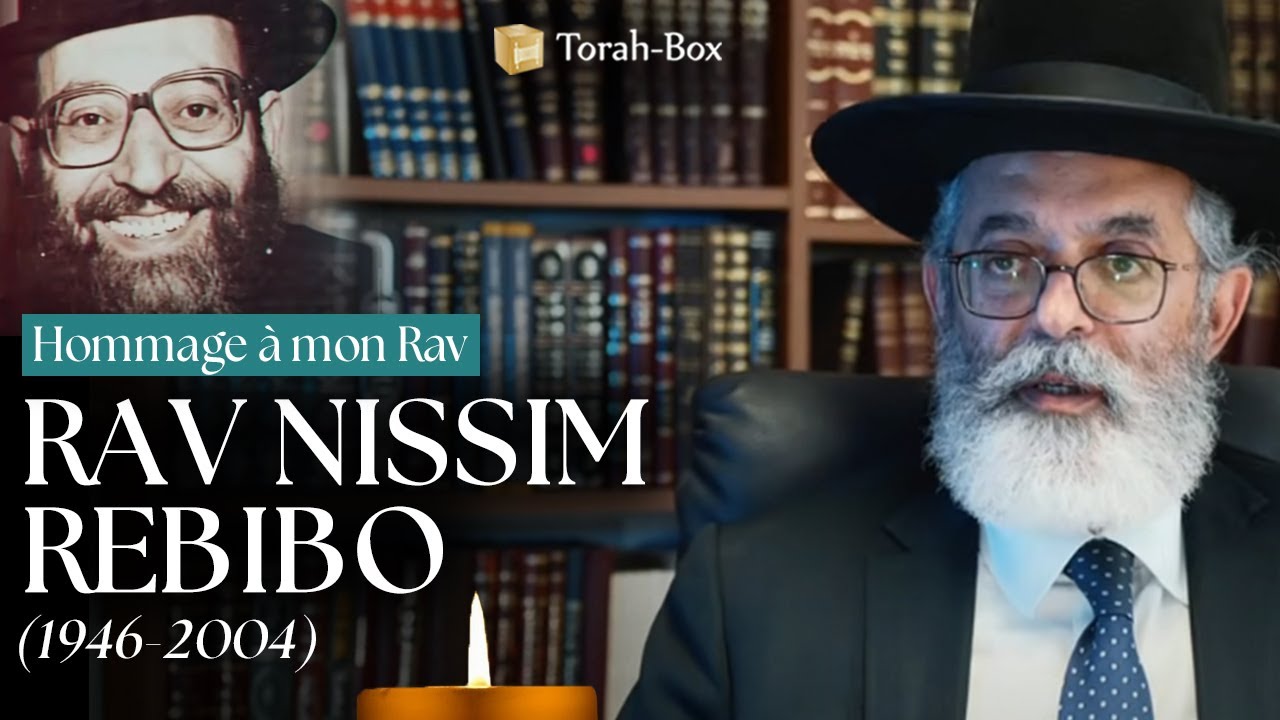 LE PLUS GRAND RABBIN FRANÇAIS DEPUIS LE MOYEN-ÂGE... RAV NISSIM REBIBO (1946-2004)