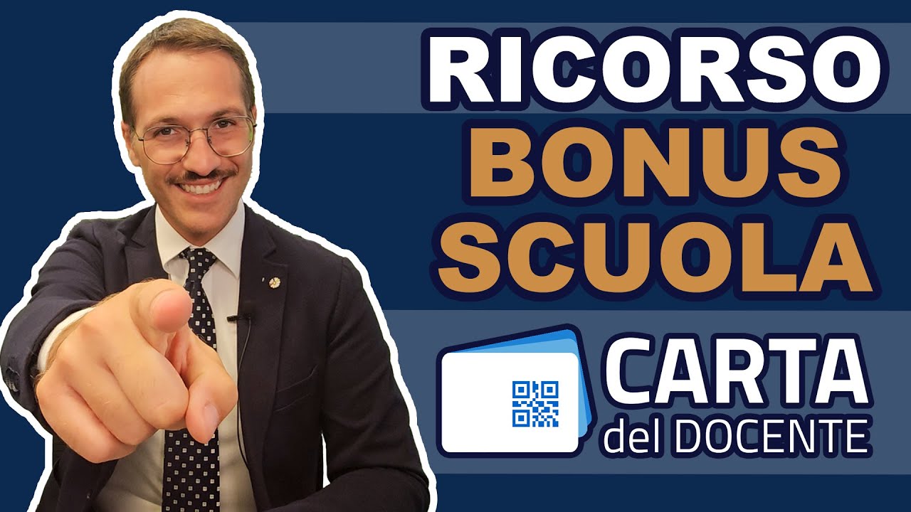 👩‍🏫 Carta del docente RICORSO - Come ottenere il BONUS SCUOLA di 500 euro