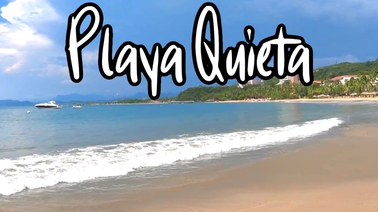 Playa Quieta Zihuatanejo Guerrero | Caminando por la tranquila y relajante playa Incluyente