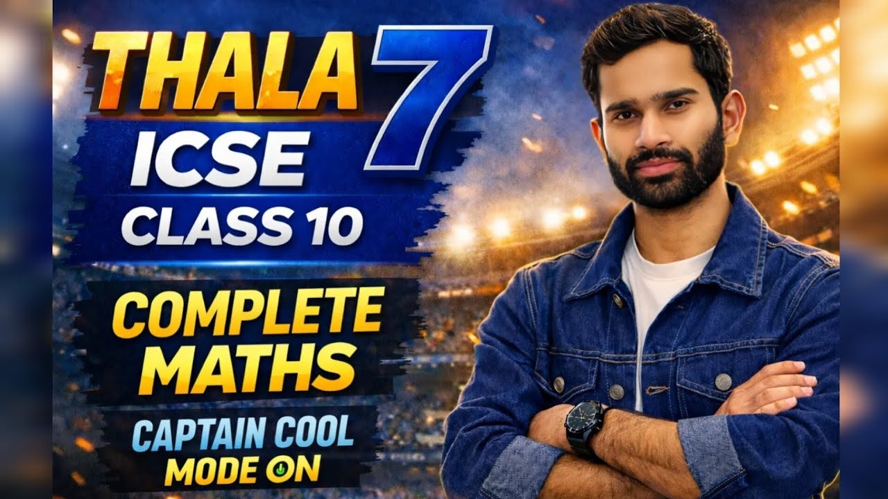 ICSE Maths Class 10 | Last 7 Days Game Plan | Captain Cool Mode ON 🔥