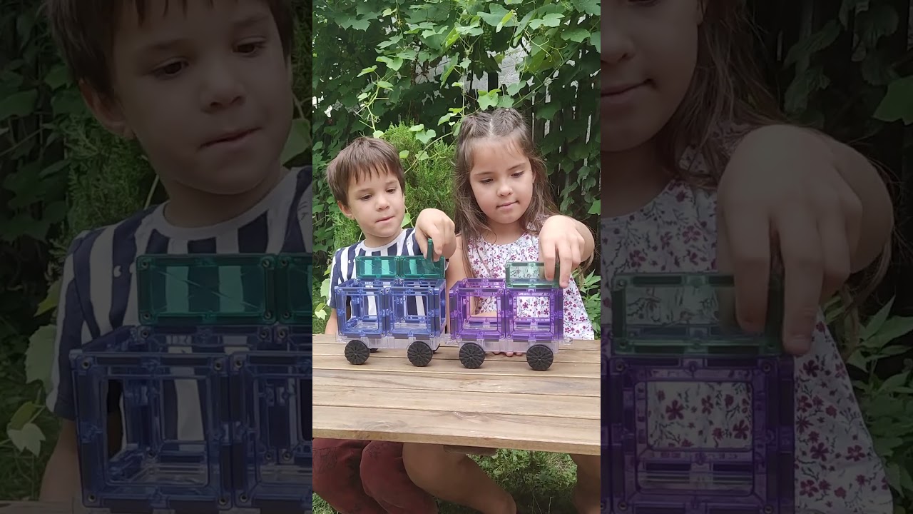 Car Pastel Transport PACK Connetix TILES  #dailyplay #fun #toys
