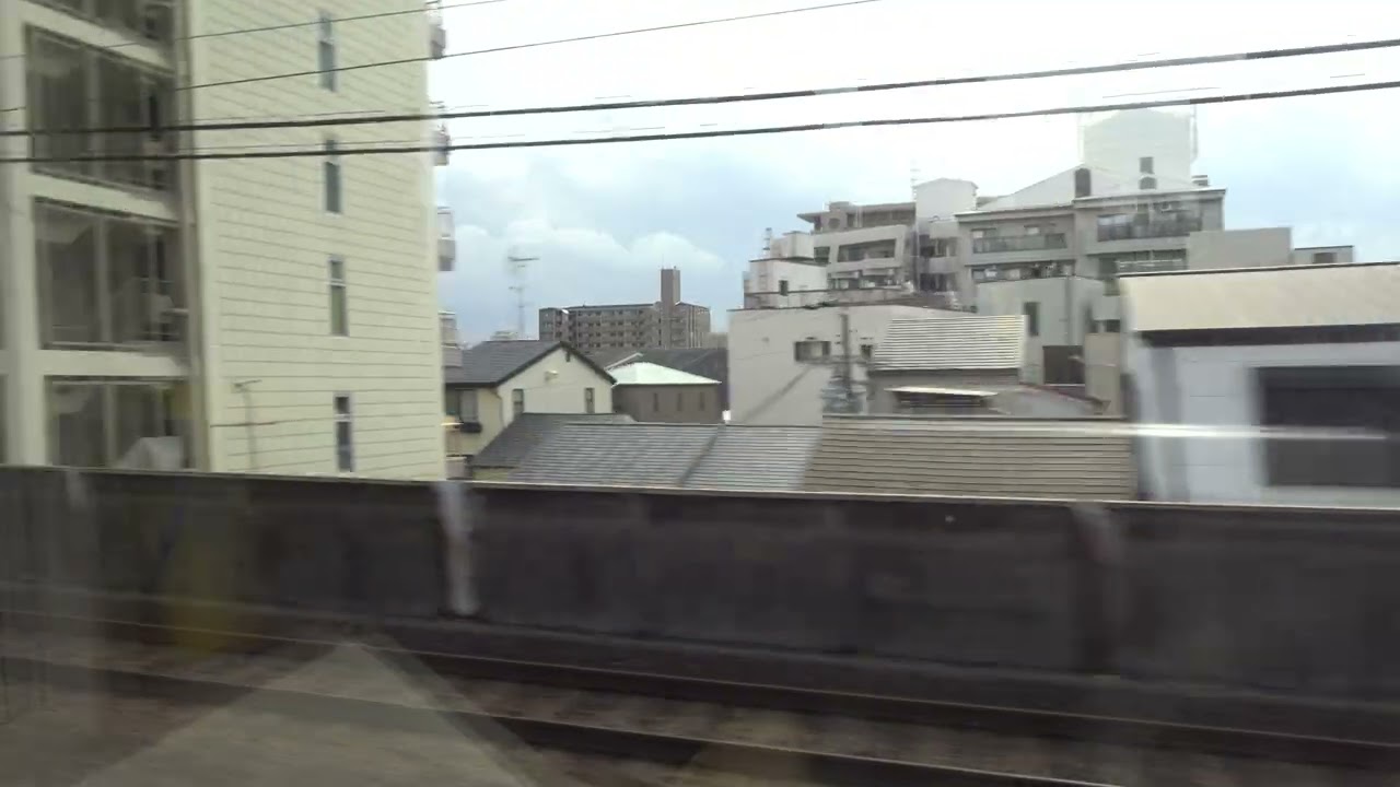 (4K)鶴橋を出発する近鉄特急ひのとり Kintetsu Limited Express Hinotori departing from Tsuruhashi Station 近鐵特快火鳥從鶴橋站出發