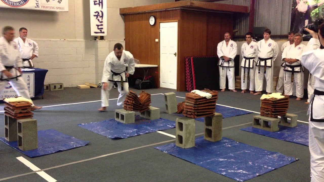 50 roof tile break - Titan Martial Arts